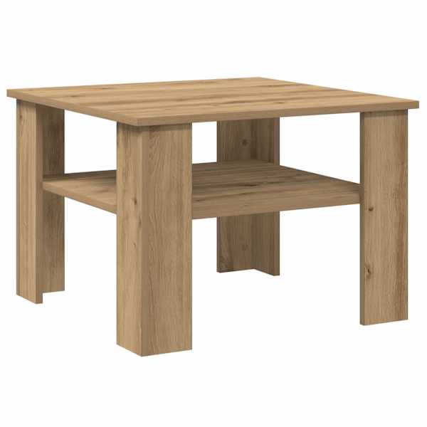 vidaXL diivanilaud Artisan tamm 60x60x42 cm Engineered Wood