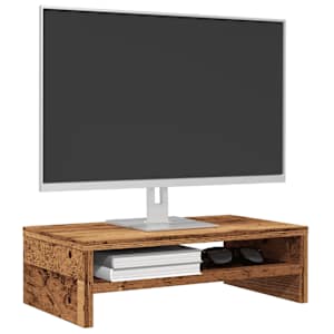 Stojan na monitor starého dřeva 42 x 24 x 13 cm dřevotříska - obrázek 1