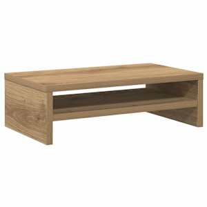 Stojan na monitor dub artisan 42x24x13 cm kompozitní dřevo - obrázek 2