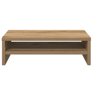 Stojan na monitor dub artisan 42x24x13 cm kompozitní dřevo - obrázek 5