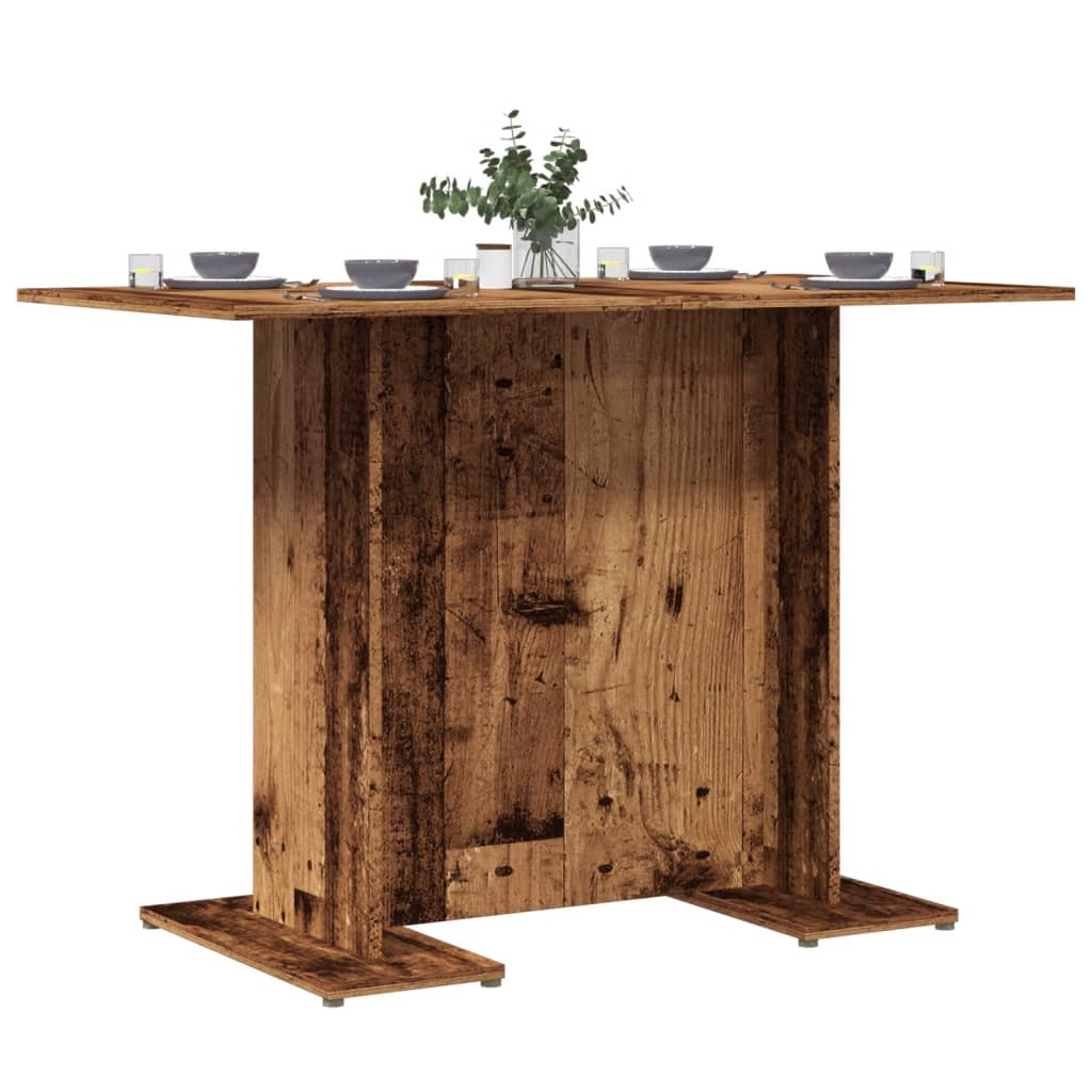 vidaXL Esstisch Altholz-Optik 110x60x75 cm Holzwerkstoff