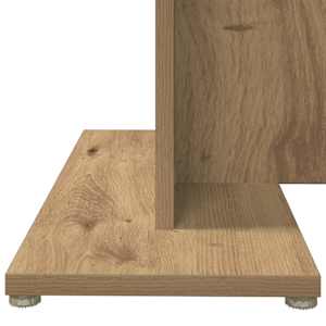Jídelní stůl dub artisan 110 x 60 x 75 cm kompozitní dřevo - obrázek 8
