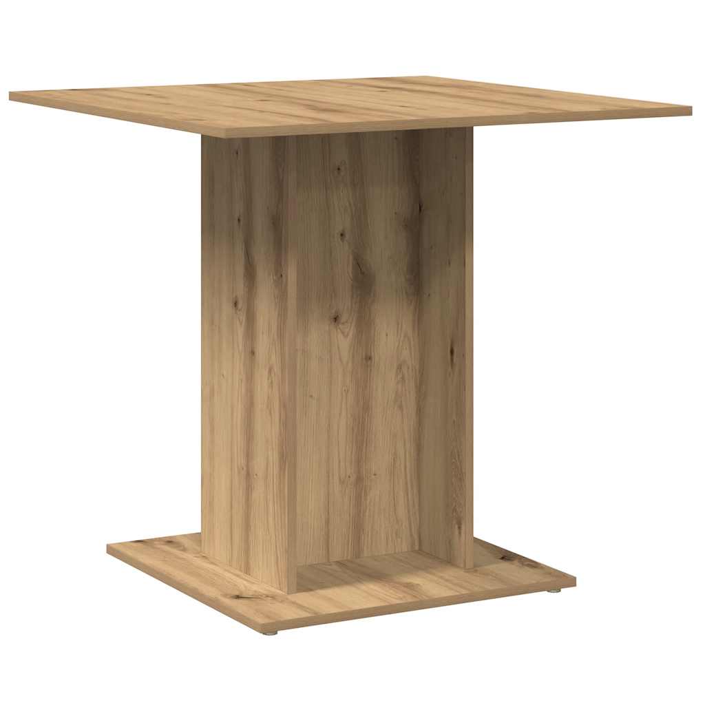 Thumbnail - vidaXL Esstisch Artisan-Eiche 80x80x75 cm Holzwerkstoff