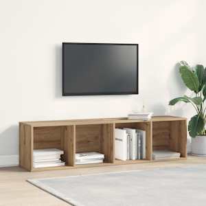 Knihovna / TV skříňka starého dřeva 36x30x143 cm kompozit - obrázek 3