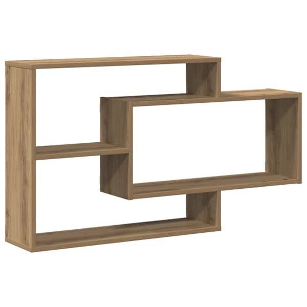 vidaXL seinariiul Artisan tamm 104x20x58,5 cm ehituspuit
