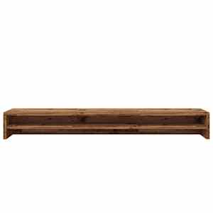 Stojan na monitor old wood 100 x 24 x 13 cm kompozitní dřevo - obrázek 5