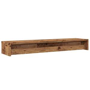 Stojan na monitor old wood 100 x 24 x 13 cm kompozitní dřevo - obrázek 7
