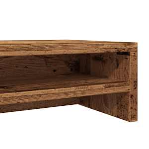 Stojan na monitor old wood 100 x 24 x 13 cm kompozitní dřevo - obrázek 8