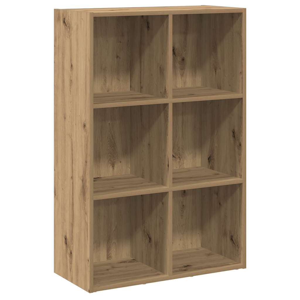 vidaXL Knihovna/příborník dub artisan 66 x 30 x 98 cm kompozitní dřevo