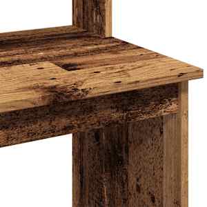 Psací stůl s policemi old wood 102x45x148 cm kompozitní dřevo - obrázek 7