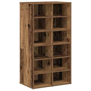 Botník old wood 54 x 34 x 100,5 kompozitní dřevo - obrázek 2