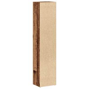 Skříňky na CD 2 ks old wood 21 x 16 x 93,5 cm kompozitní dřevo - obrázek 7
