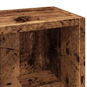 Skříňky na CD 2 ks old wood 21 x 16 x 93,5 cm kompozitní dřevo - obrázek 8