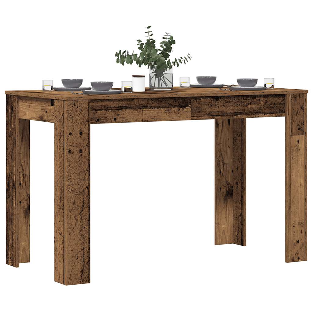 vidaXL Esstisch Altholz-Optik 120x60x76 cm Holzwerkstoff