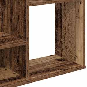 Knihovna/dělicí stěna old wood 100x24x140 cm kompozitní dřevo - obrázek 8