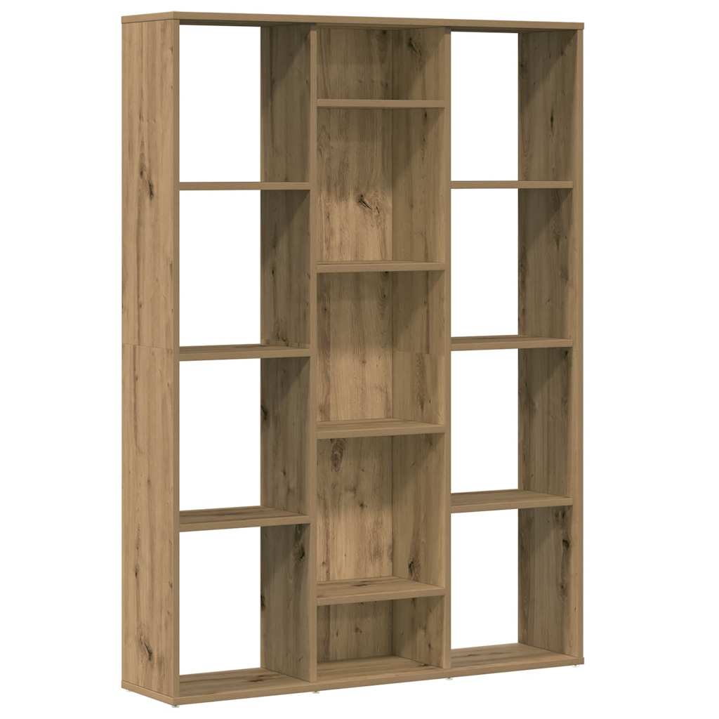 vidaXL Razdelilnik prostora/skrinja za knjige Artisan Oak 100x24x140cm