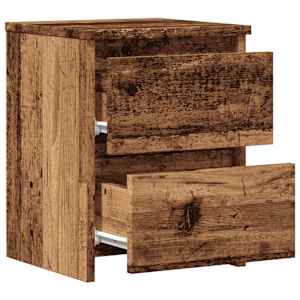 Noční stolek old wood 30 x 30 x 40 cm kompozitní dřevo - obrázek 8