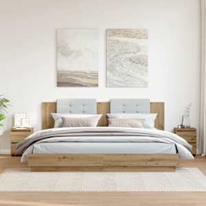 Nočna omarica 2 kosa artisan hrast 30x30x40 cm inženirski les