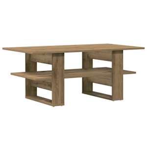 Konferenční stolek dub artisan 102x55x42 cm kompozitní dřevo - obrázek 6