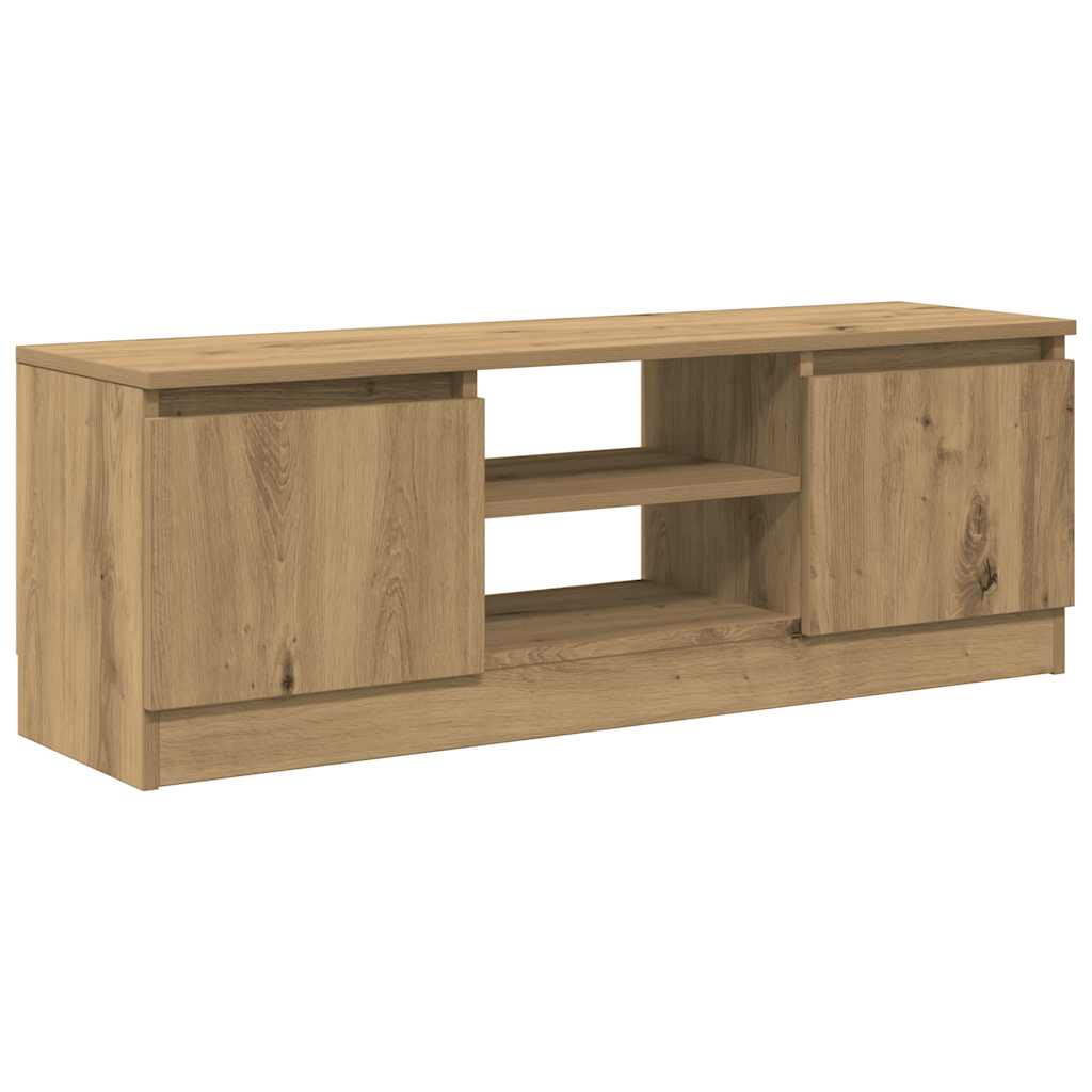 vidaXL TV stolek dub artisan 102x30x36 kompozitní dřevo