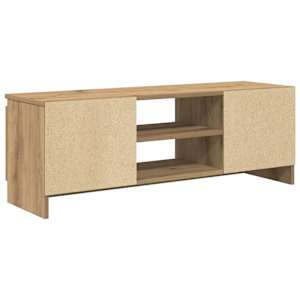 TV stolek dub artisan 102x30x36 kompozitní dřevo - obrázek 6
