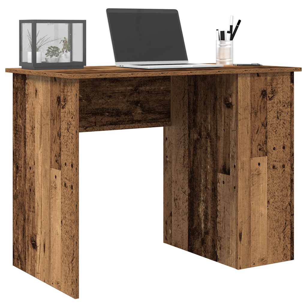 vidaXL Schreibtisch Altholz-Optik 100x55x75 cm Holzwerkstoff