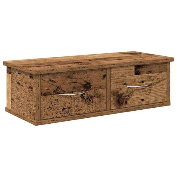 vidaXL Seinakapp Vana puit 60x26x18,5 cm Engineered Wood
