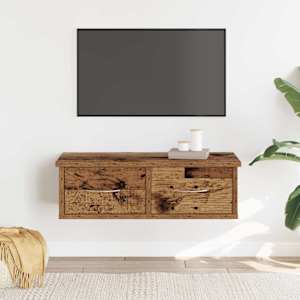 Nástěnná skříňka old wood 60x26x18,5 cm kompozitní dřevo - obrázek 3