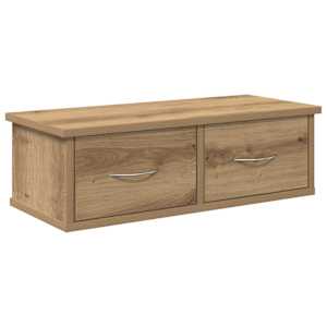 vidaXL seinakapp Artisan tamm 60x26x18,5 cm ehituspuit