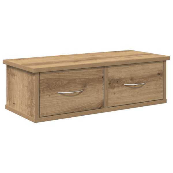 vidaXL seinakapp Artisan tamm 60x26x18,5 cm ehituspuit