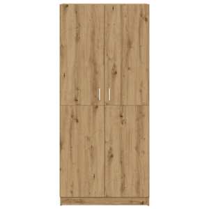 Šatní skříň dub artisan 90 x 52 x 200 cm kompozitní dřevo - obrázek 4