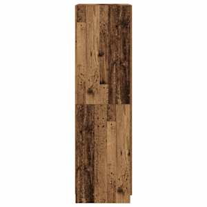 Šatní skříň old wood 80 x 52 x 180 cm kompozitní dřevo - obrázek 5