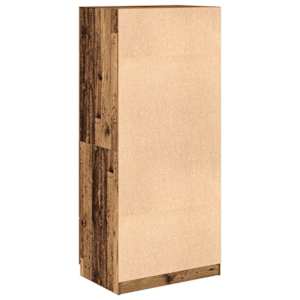 Šatní skříň old wood 80 x 52 x 180 cm kompozitní dřevo - obrázek 6