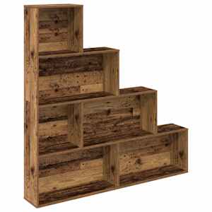 vidaXL raamatukapp Vana puit 157x24x160 cm Engineered Wood