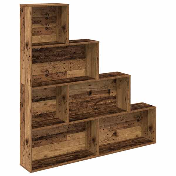 vidaXL raamatukapp Vana puit 157x24x160 cm Engineered Wood