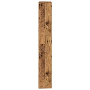 Knihovna old wood 157x24x160 cm kompozitní dřevo - obrázek 5