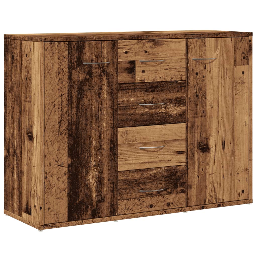 vidaXL Příborník old wood 88 x 30 x 64 cm kompozitní dřevo