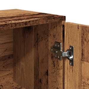 Příborník old wood 88 x 30 x 64 cm kompozitní dřevo - obrázek 8