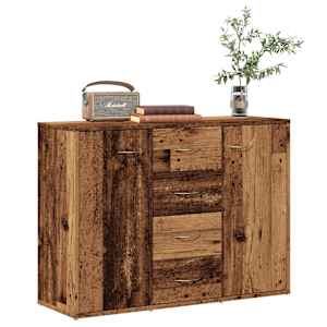 Příborník old wood 88 x 30 x 64 cm kompozitní dřevo - obrázek 1