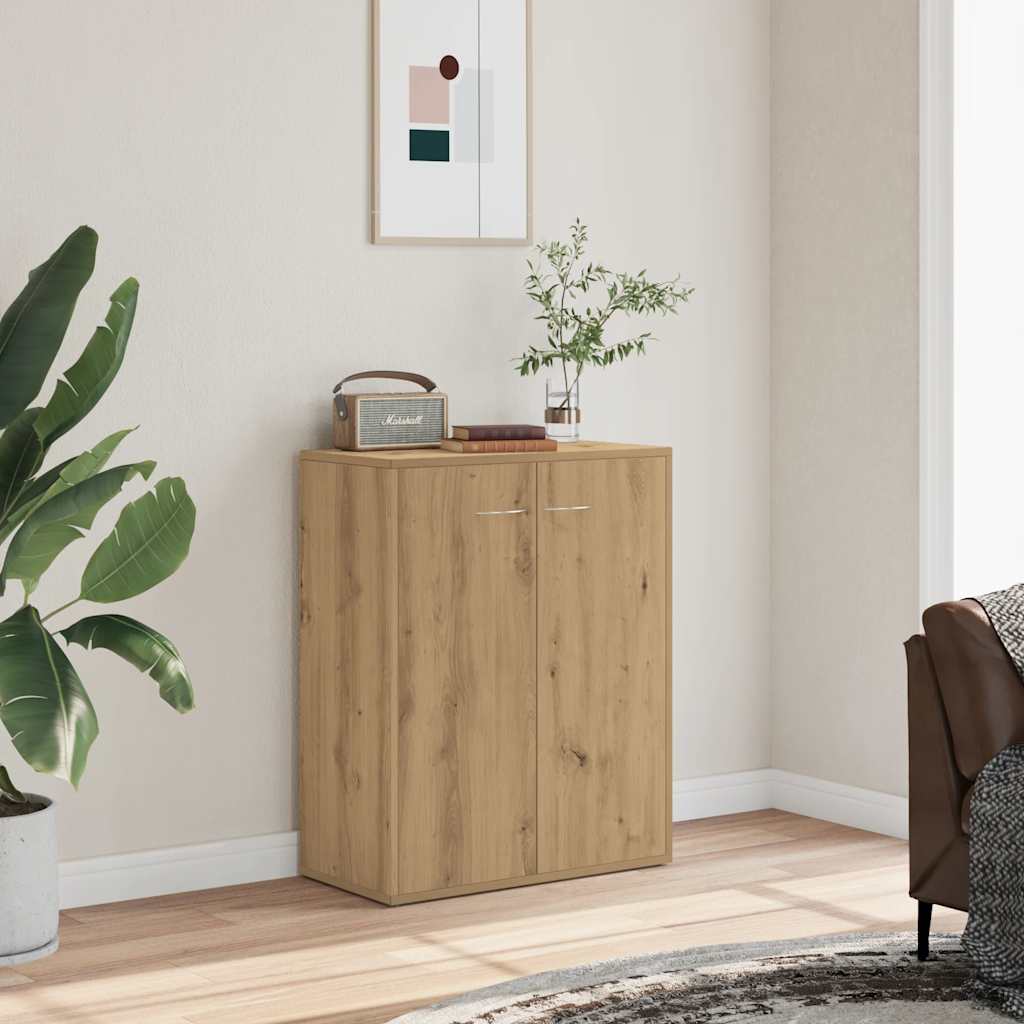 vidaXL Sideboard Artisan-Eiche 60x30x75 cm Holzwerkstoff