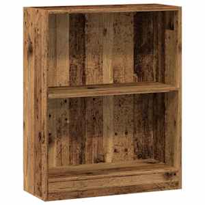 Knihovna old wood 60 x 24 x 76 cm kompozitní dřevo - obrázek 2