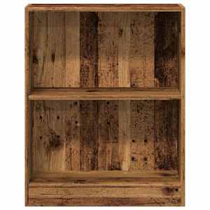 Knihovna old wood 60 x 24 x 76 cm kompozitní dřevo - obrázek 4