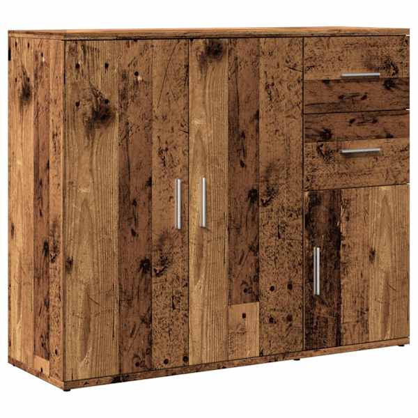 vidaXL puhvetkapp, vana puit 91x29,5x75 cm tehispuit