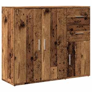Příborník old wood 91 x 29,5 x 75 cm kompozitní dřevo - obrázek 2