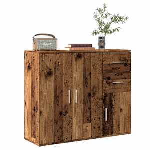 Příborník old wood 91 x 29,5 x 75 cm kompozitní dřevo - obrázek 1