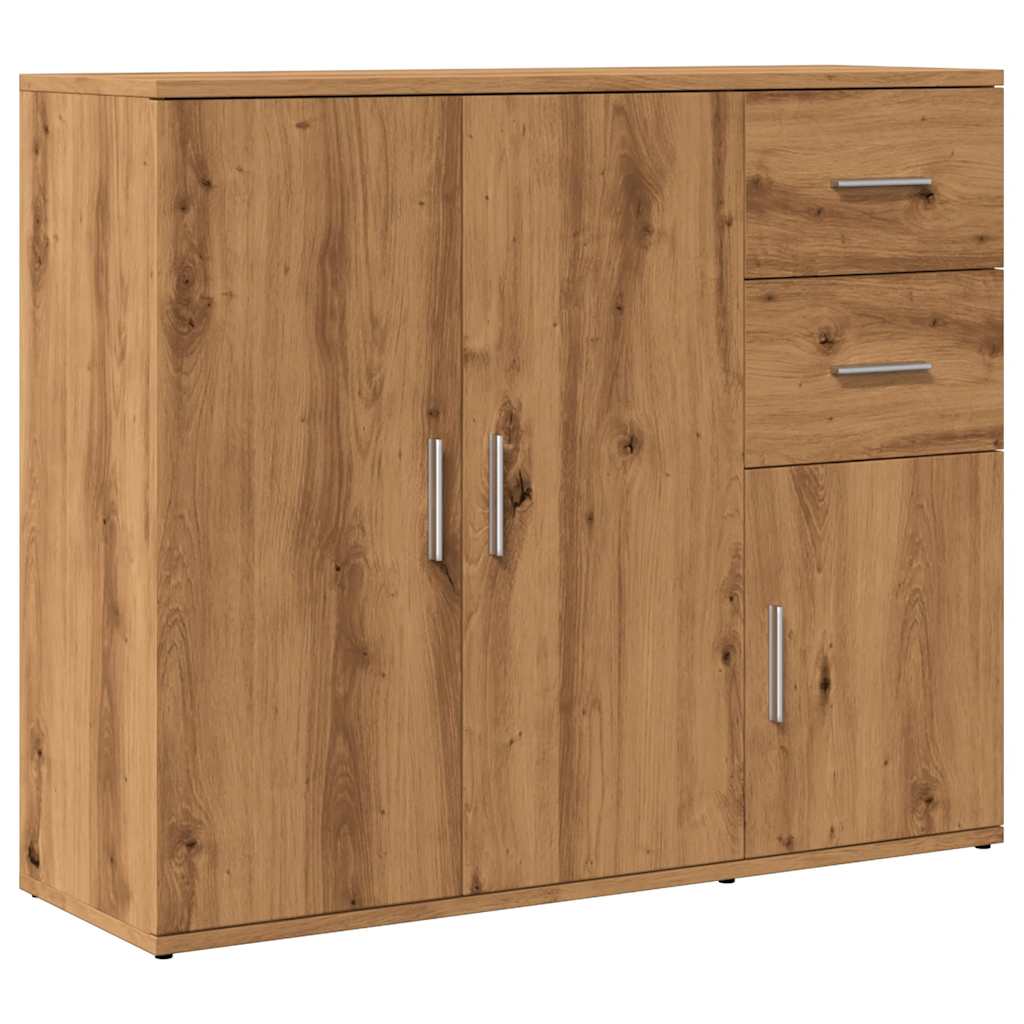 Thumbnail - vidaXL Sideboard Artisan-Eiche 91x29,5x75 cm Holzwerkstoff