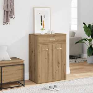 Omarica za čevlje artisan hrast 60x35x84 cm inženirski les