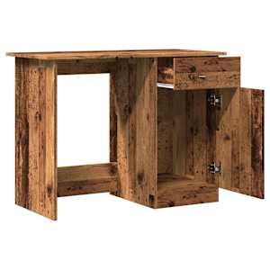 Psací stůl old wood 100 x 50 x 76 cm kompozitní dřevo - obrázek 5