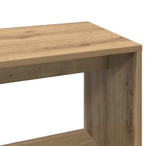 Rohový psací stůl dub artisan 200,5x50x76cm kompozitní dřevo - obrázek 8