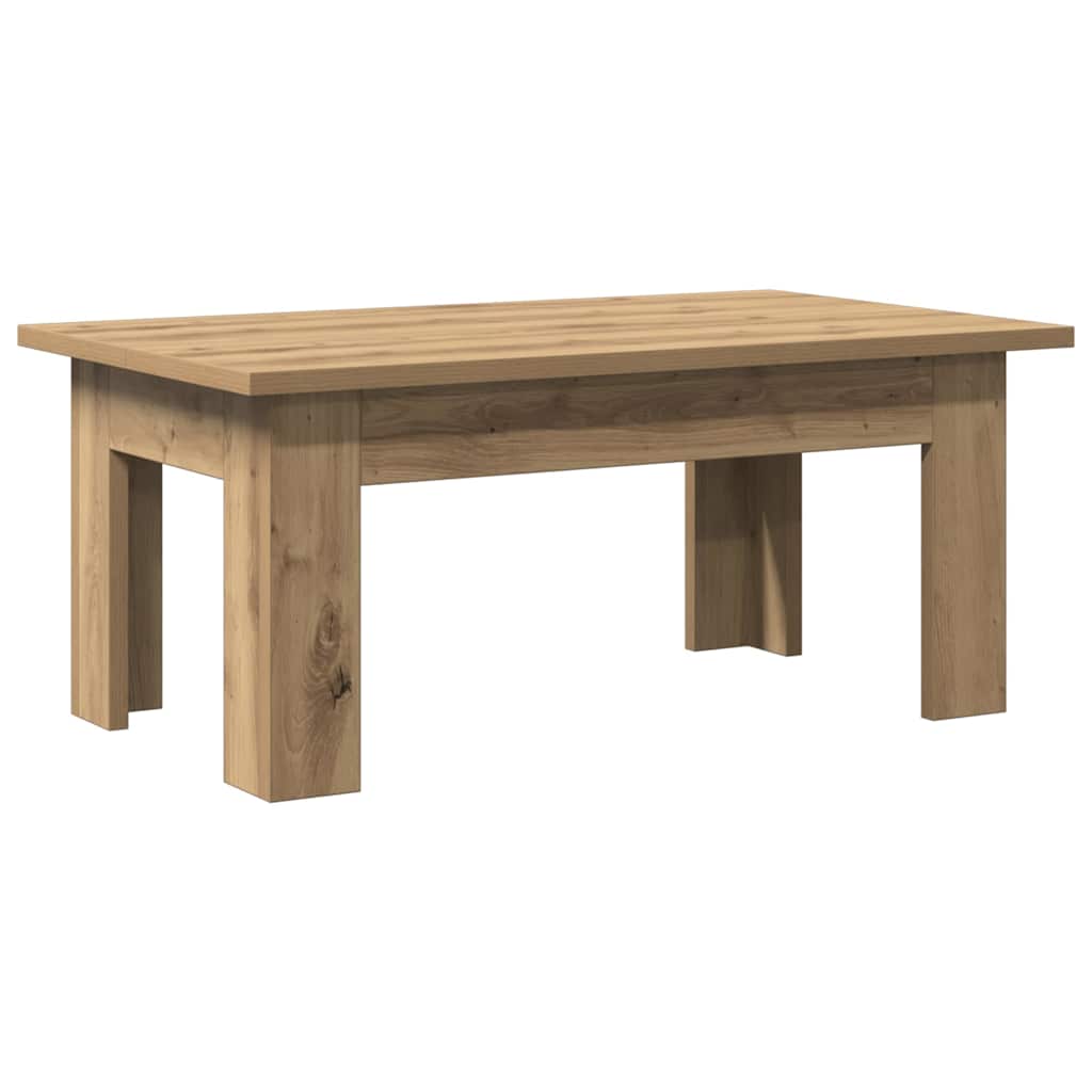 vidaXL Konferenční stolek dub artisan 100x60x42 cm kompozitní dřevo